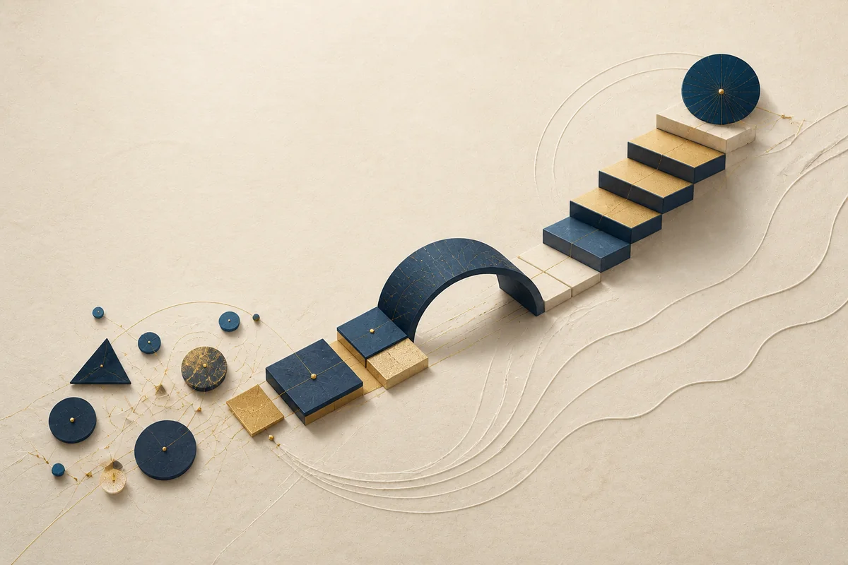 Modular forms becoming a bridge and steps to represent practice